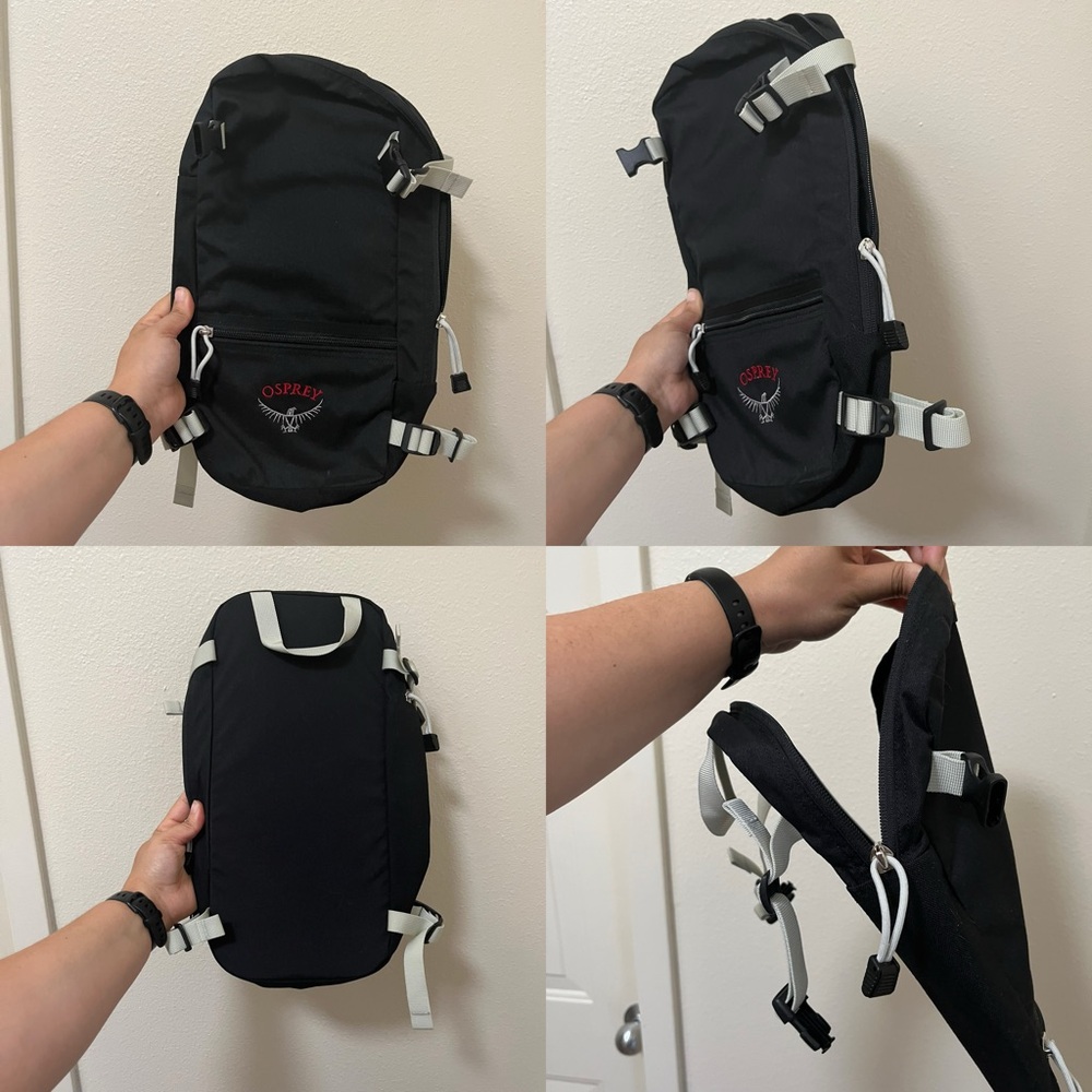 •OSPREY• Clip On Pack Black Zippered